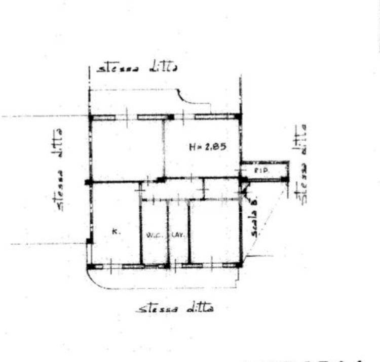 Foto 35 - Appartamento Via Santo Spirito, Aci Sant'Antonio - planimetria 1