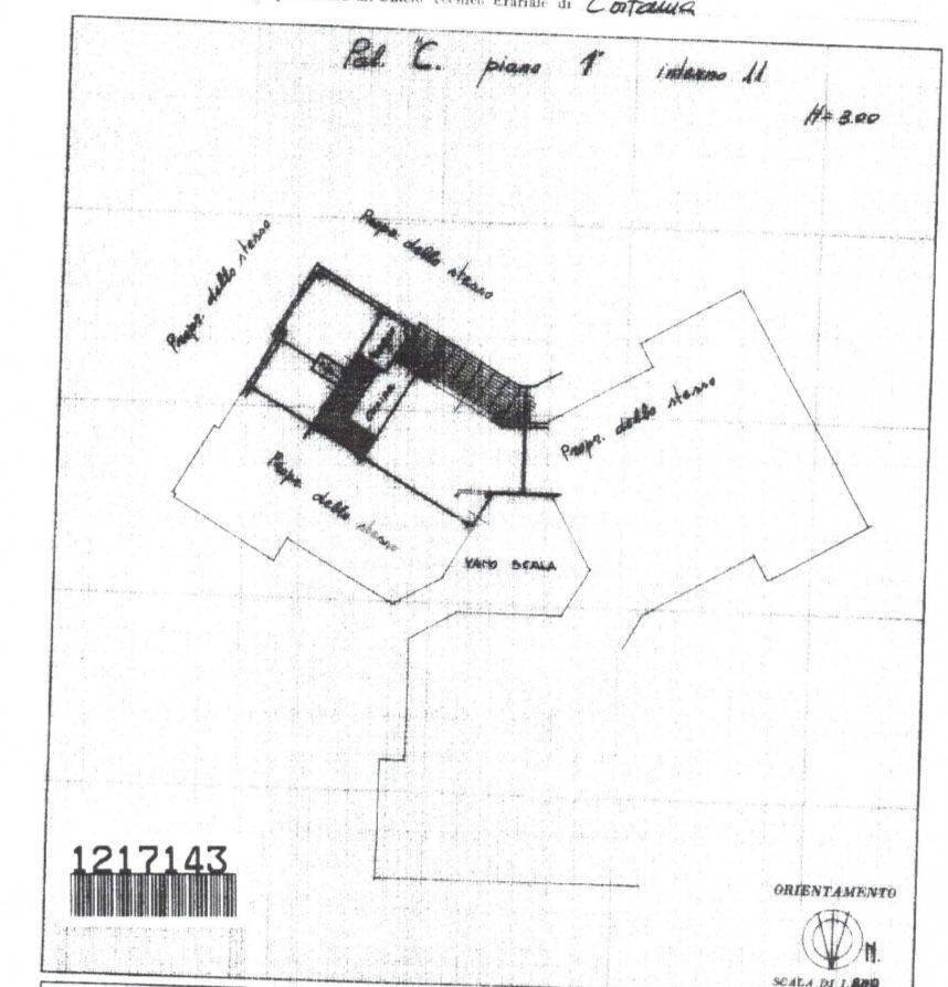 Foto 19 - Quadrilocale Via Livorno, Aci Castello - planimetria 1