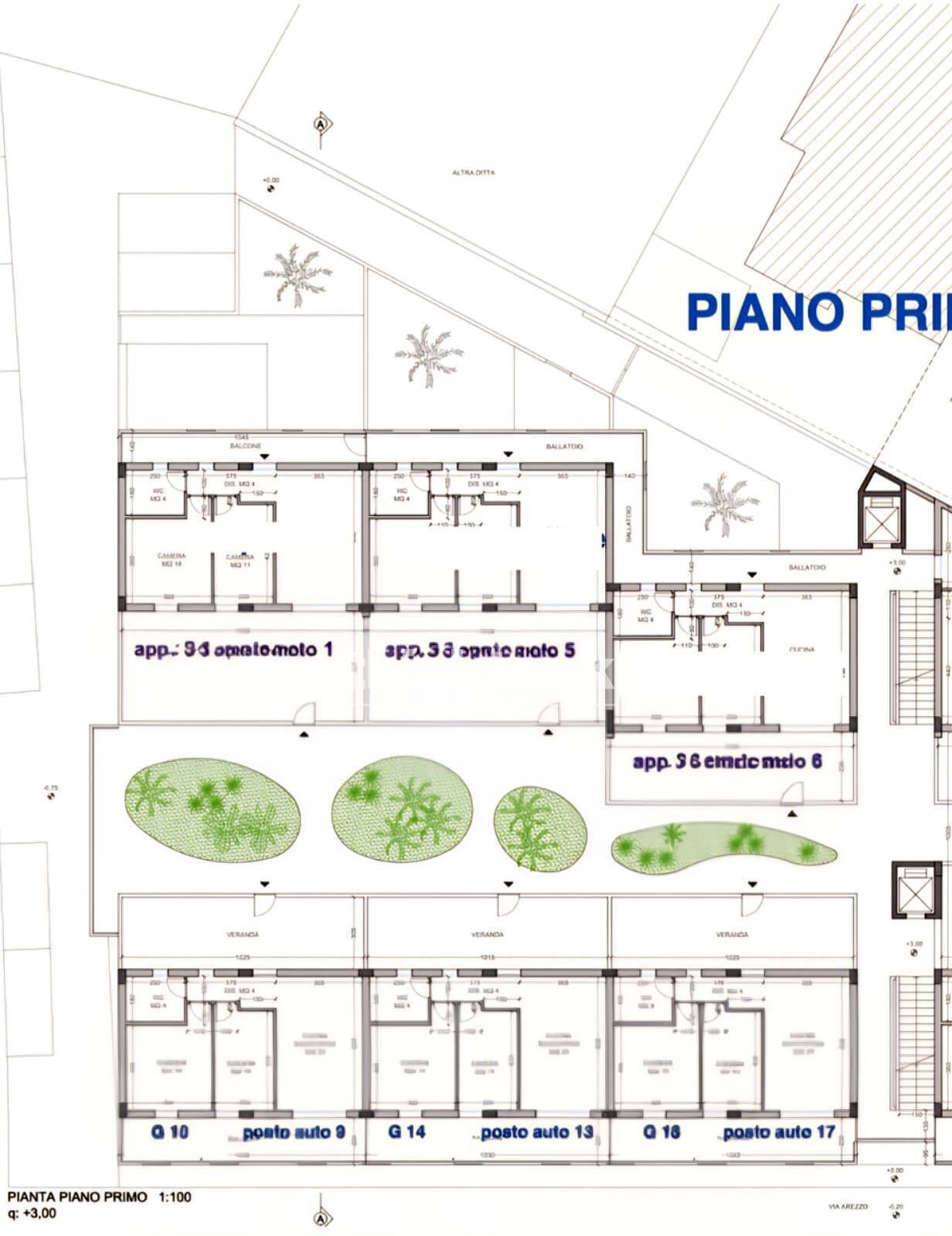 Foto 41 - Three-room apartment Via F. Calvi, Scicli - floor plans 1