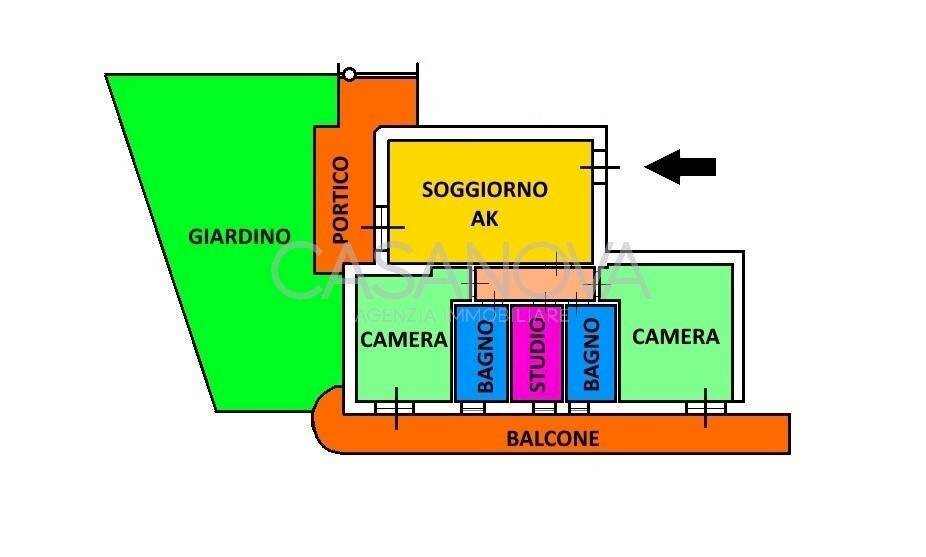 Quadrilocale Giulianova - planimetria 1