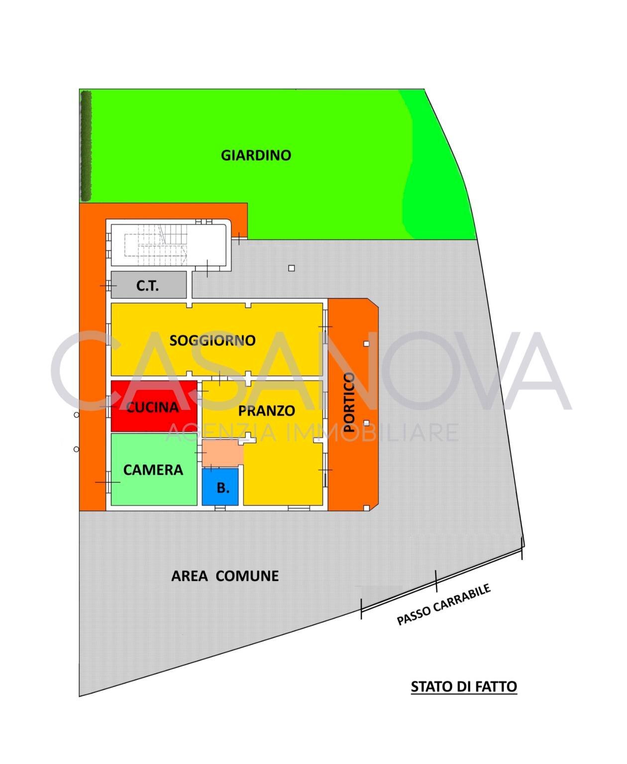 Trilocale Mosciano Sant'Angelo - planimetria 1