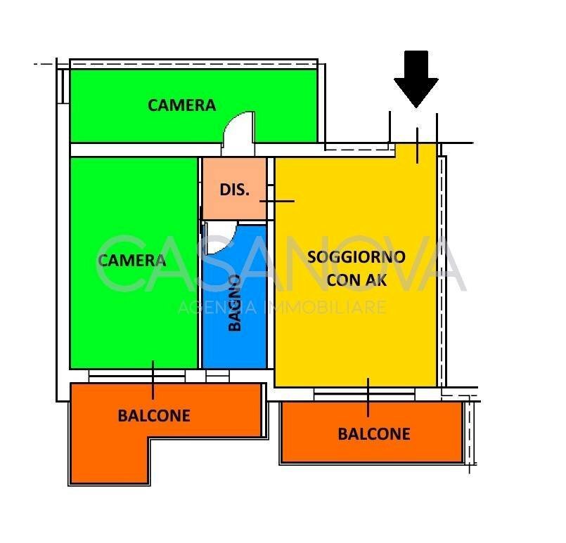 Appartamento Giulianova - planimetria 1