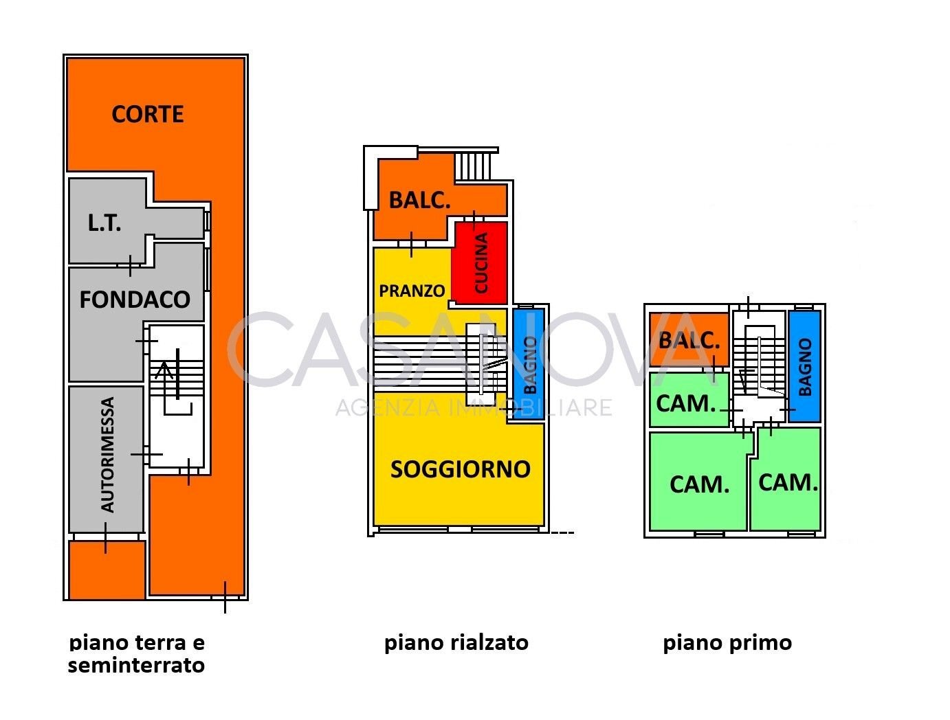 Villa a Schiera Giulianova - planimetria 1