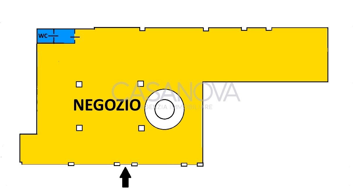 Negozio Giulianova - planimetria 1