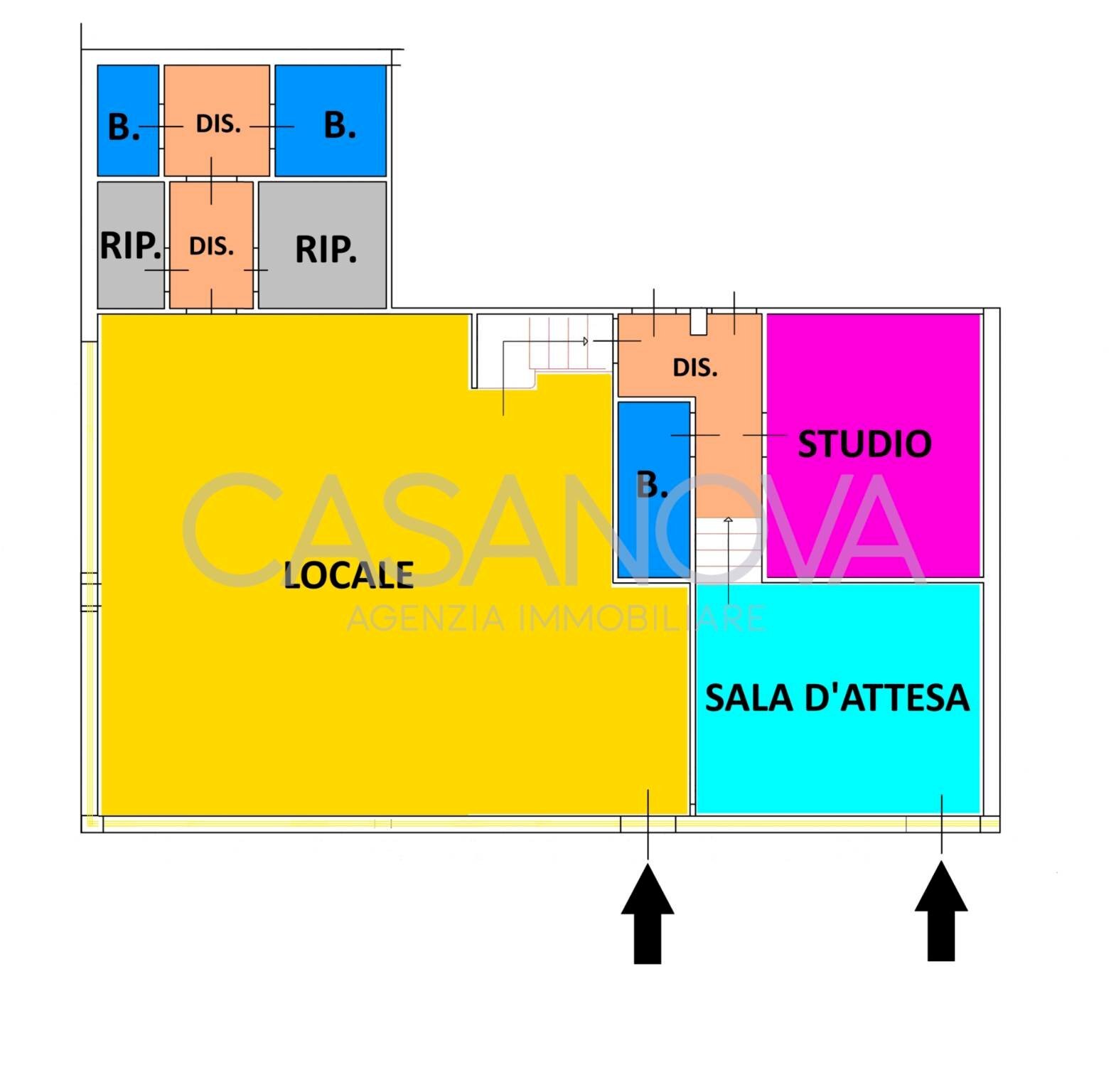 Negozio viale Filippo Turati, Giulianova - planimetria 1