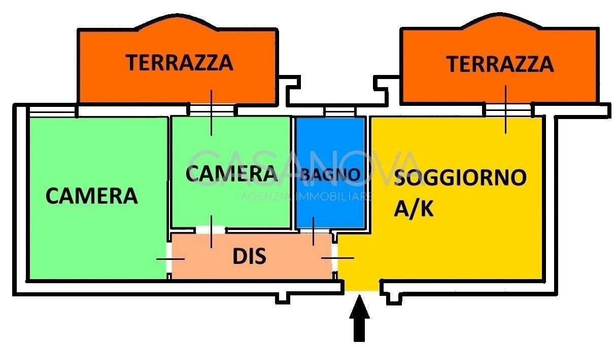 Trilocale Giulianova - planimetria 1