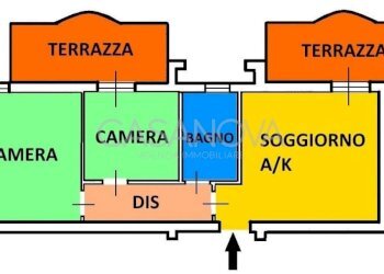 Planimetria - Trilocale Giulianova - foto 15