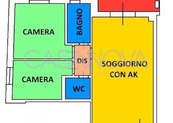 Planimetria - Trilocale via Trieste, Giulianova - foto 23