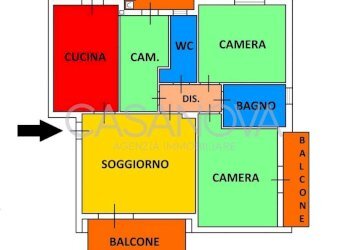 Planimetria - Quadrilocale via Umberto Terracini, 23, Mosciano Sant'Angelo - foto 23