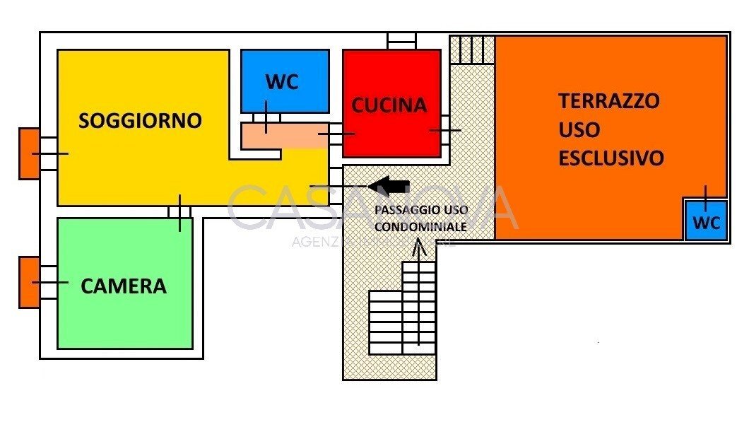 Two-room apartment Giulianova - floor plans 1