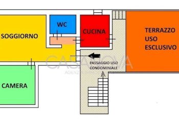 Planimetria - Two-room apartment Giulianova - photo 12