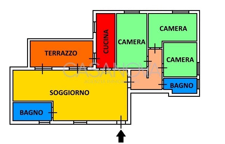 Quadrilocale via 24 Maggio, Giulianova - planimetria 1