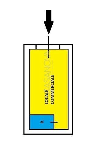 Negozio via Galileo Galilei, 17, Giulianova - planimetria 1