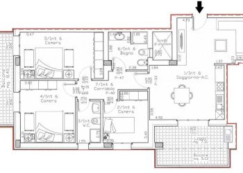 Planimetria - Appartamento Giulianova - foto 4