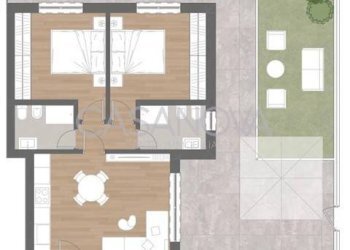 Planimetria - Trilocale Giulianova - foto 8