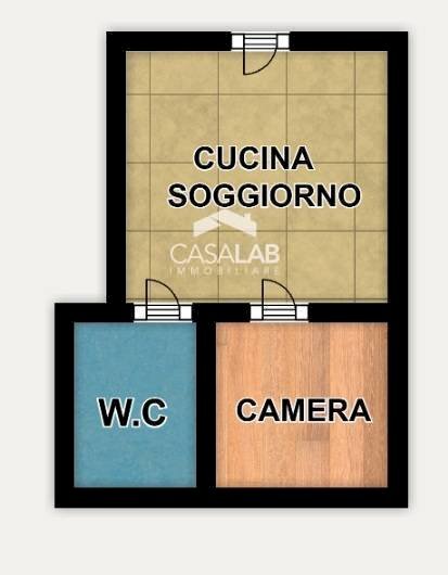 Foto 2 - Two-room apartment via Badalamenti
 
87, Carini - floor plans 1