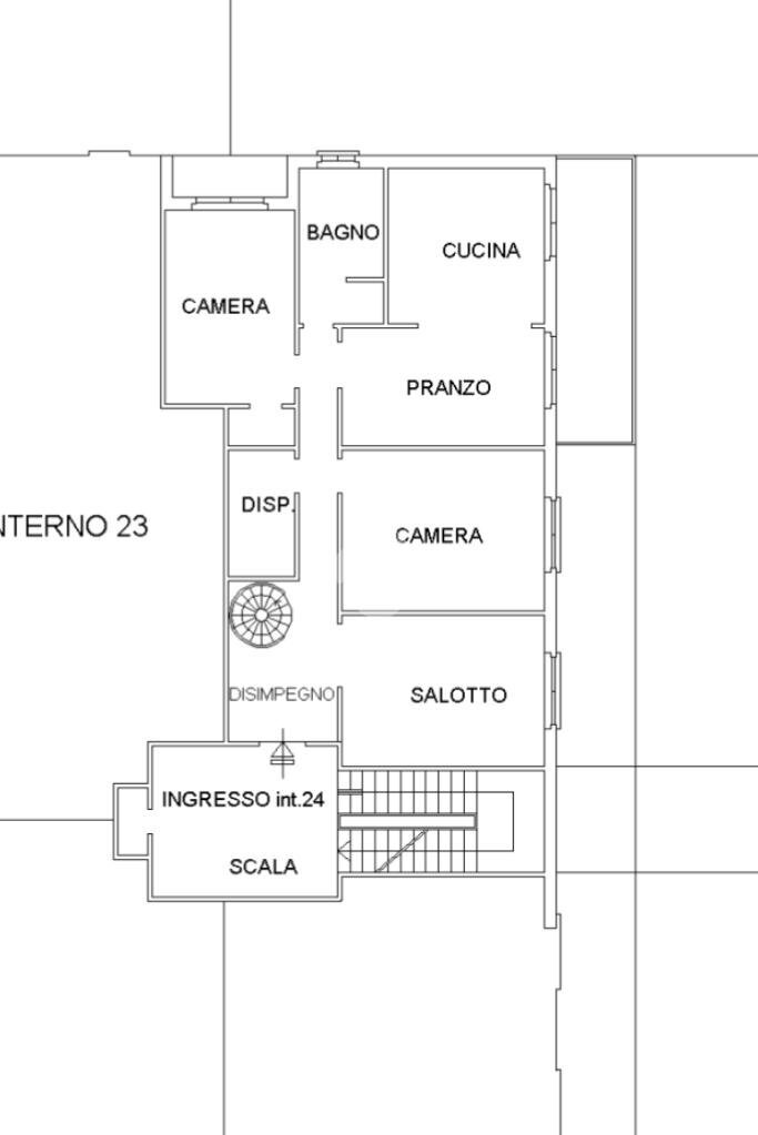 Appartamento Via dei Sessanta, Genova (zona Cornigliano) - planimetria 1