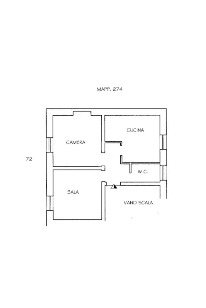 Trilocale Via F.Rismondo, La Spezia (zona Pegazzano) - planimetria 1