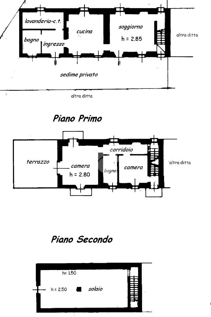 Casa indipendente Regione Torrazza, Strevi - planimetria 1