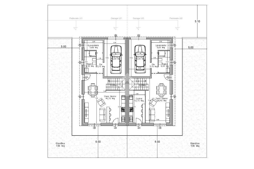 Porzione di casa Via Ceramica S. Giovanni, Viano - planimetria 1