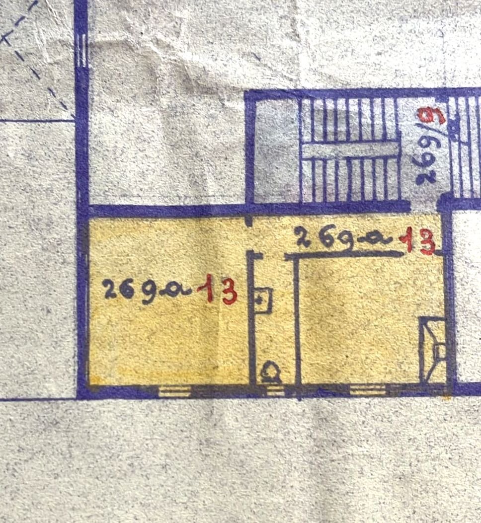 Bilocale via Antonio Zannoni, 41, Bologna (zona Saragozza) - planimetria 1