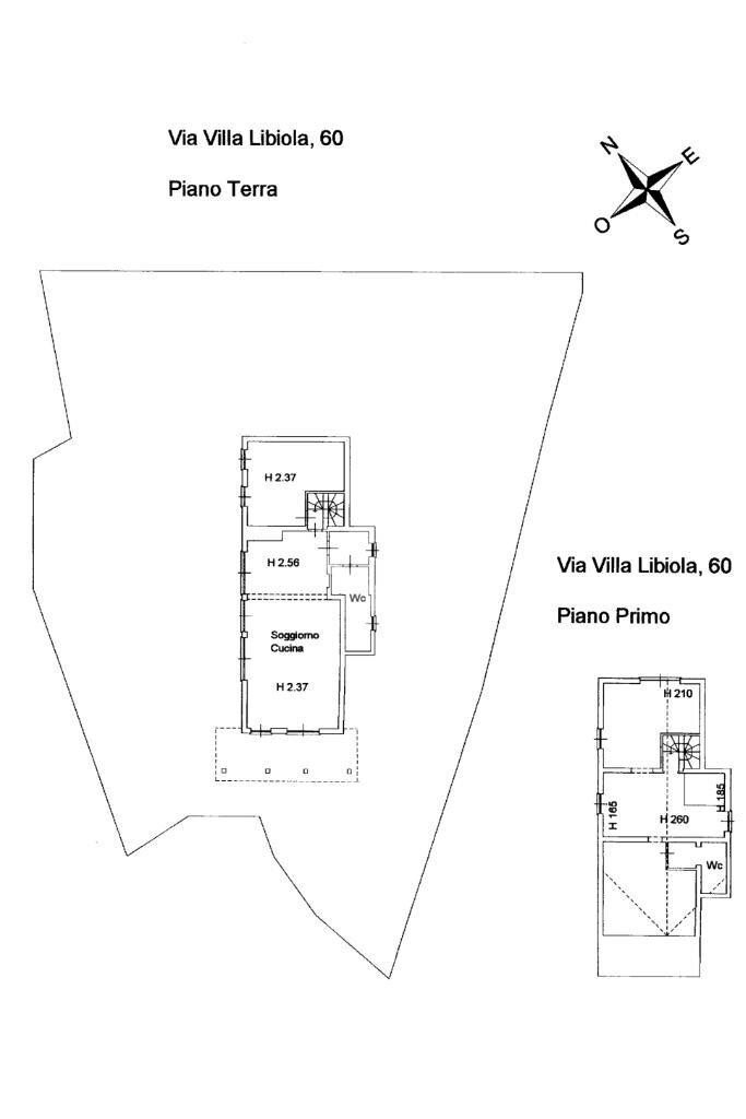 Villa Località Villa Libiola, Sestri Levante - planimetria 1