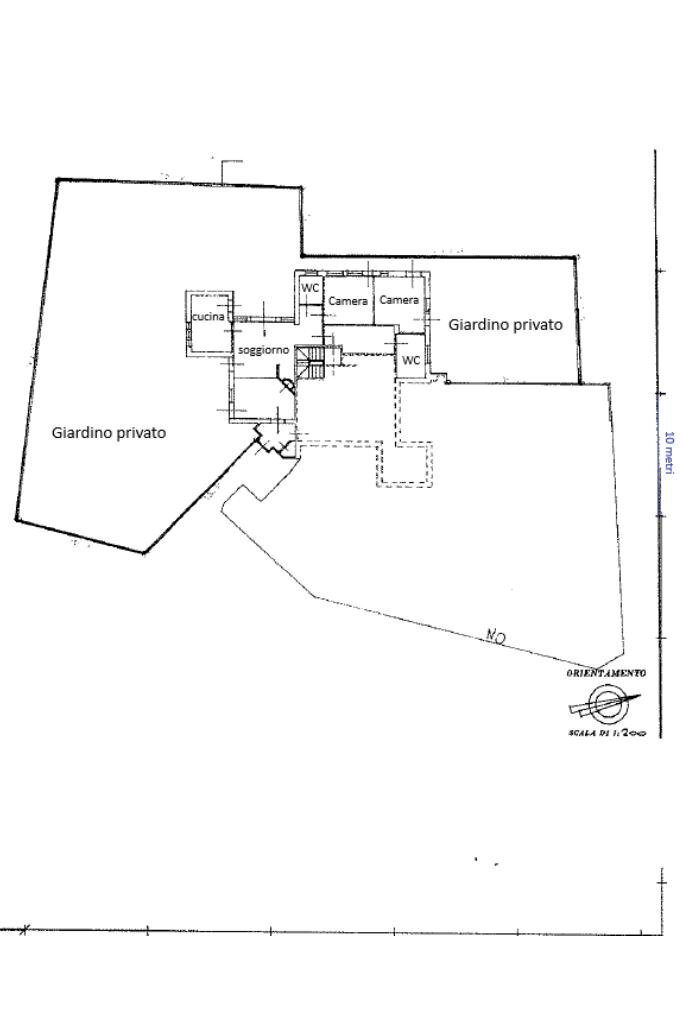 Porzione di casa Via Marconi, Cafasse - planimetria 1