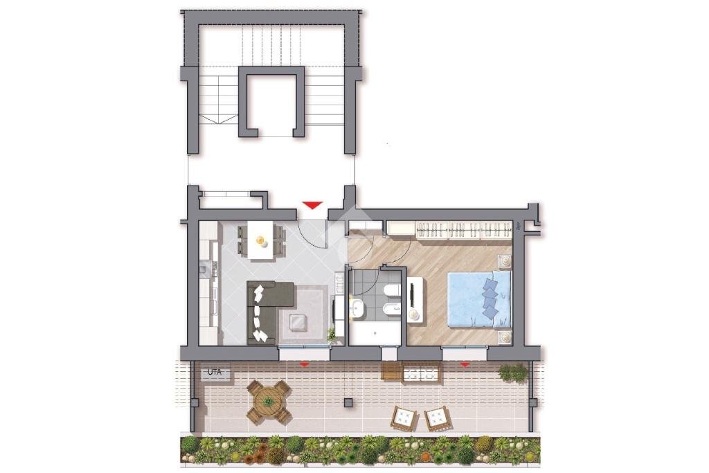 Bilocale Via commenda, San Lazzaro di Savena - planimetria 1