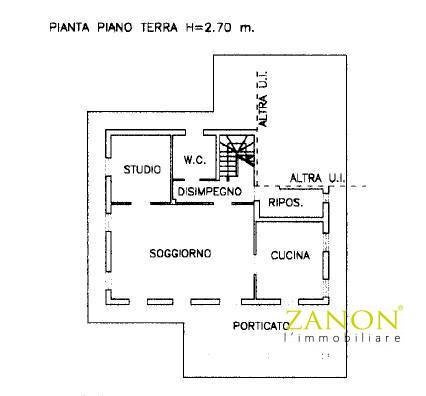 Foto 43 - Villa Via Mazzini, Capriva del Friuli - planimetria 1