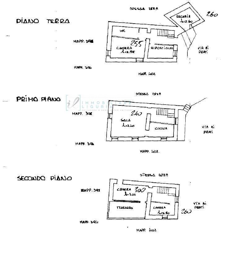 Foto 46 - Rustico Calderara, via ai prati, Pieve di Teco - planimetria 1