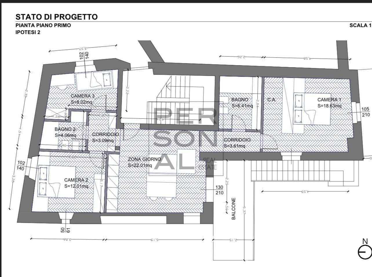 Foto 4 - Appartamento Trento - planimetria 1