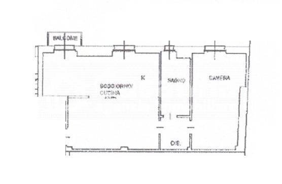 Foto 19 - Two-room apartment Via Alberto da Giussano
 
45, Legnano - floor plans 1