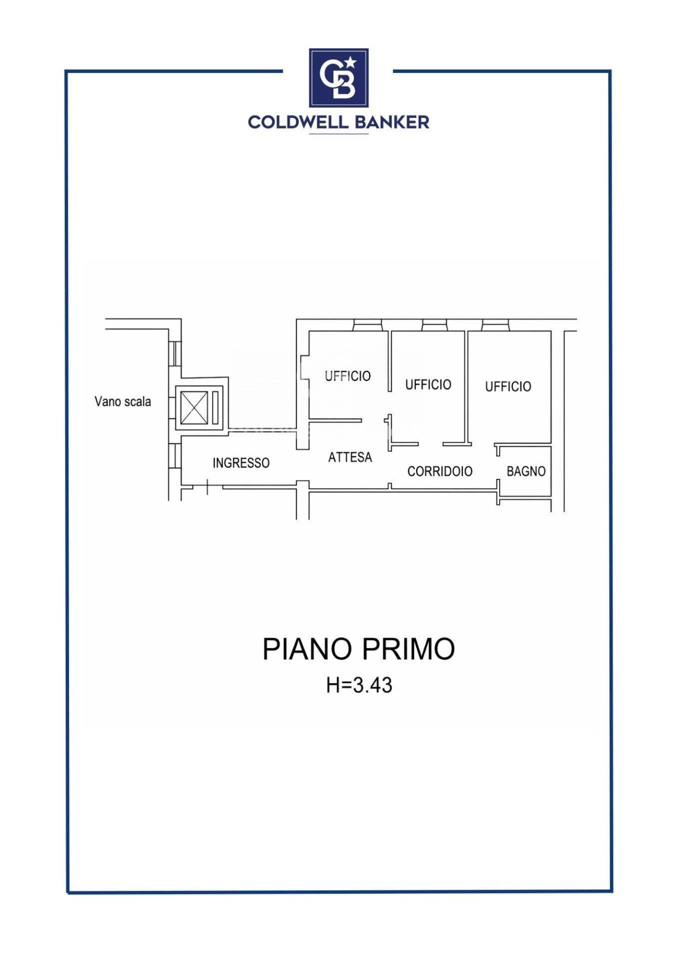 Foto 11 - Ufficio Via Sigismondo Pandolfo Malatesta
 
27, Rimini - planimetria 1