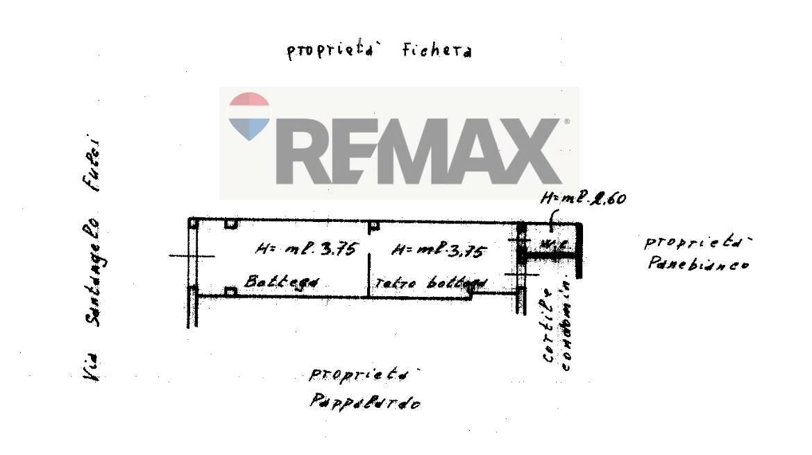 Pianta 2D - Shop VIA ANTONIO SANTANGELO FULCI
 
63, Catania - floor plans 1