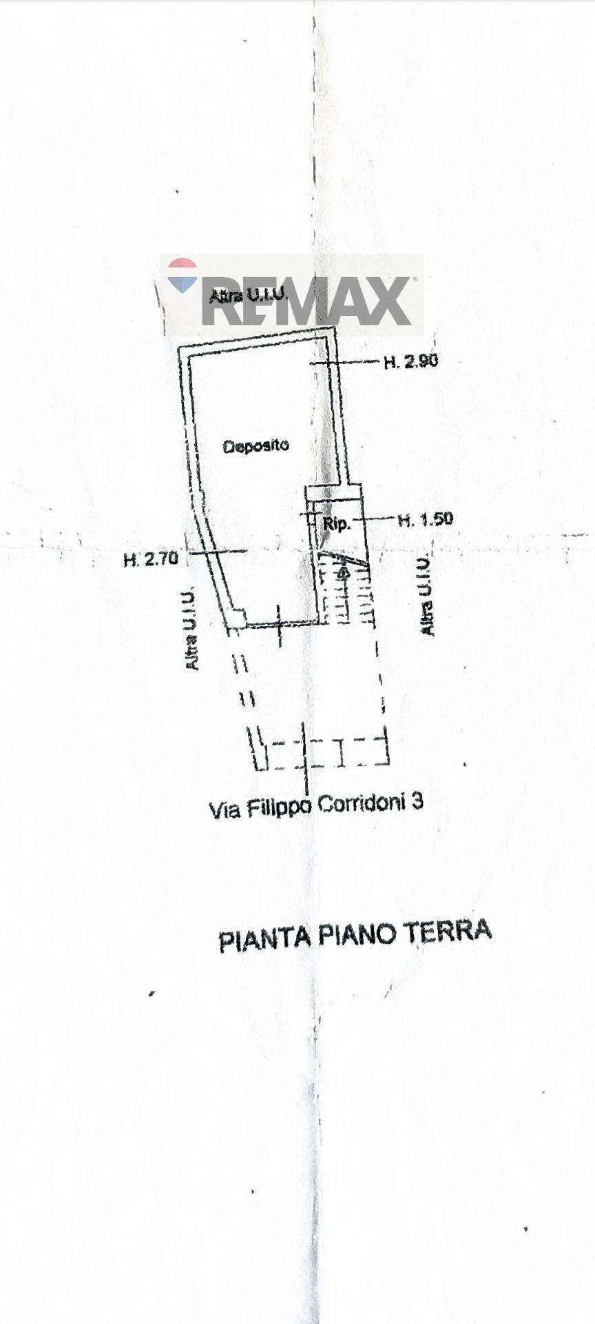 Pianta 2D - Magazzino Via Filippo Corridoni
 
3, Paterno - planimetria 1