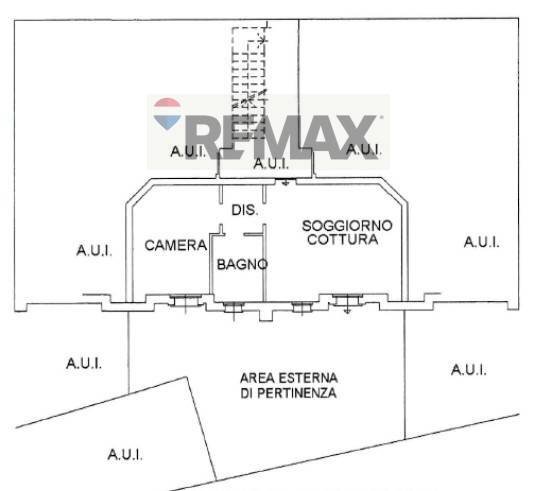 Pianta 2D - Bilocale via dei cacciatori
 
2, Castello di Brianza - planimetria 1