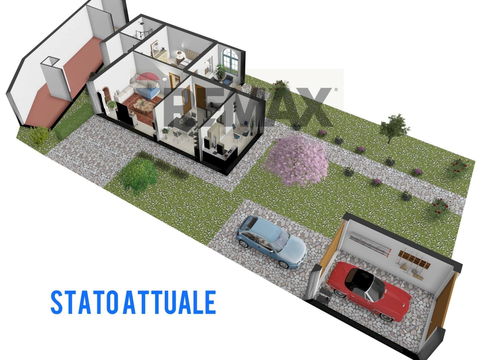 Pianta 3D - Villa Via Campo Sportivo
 
20, San Germano Vercellese - foto 2