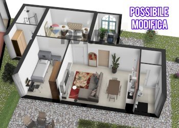 Pianta 3D - Villa Via Campo Sportivo
 
20, San Germano Vercellese - foto 3