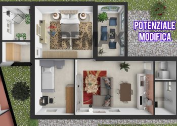 Pianta 3D - Villa Via Campo Sportivo
 
20, San Germano Vercellese - foto 10