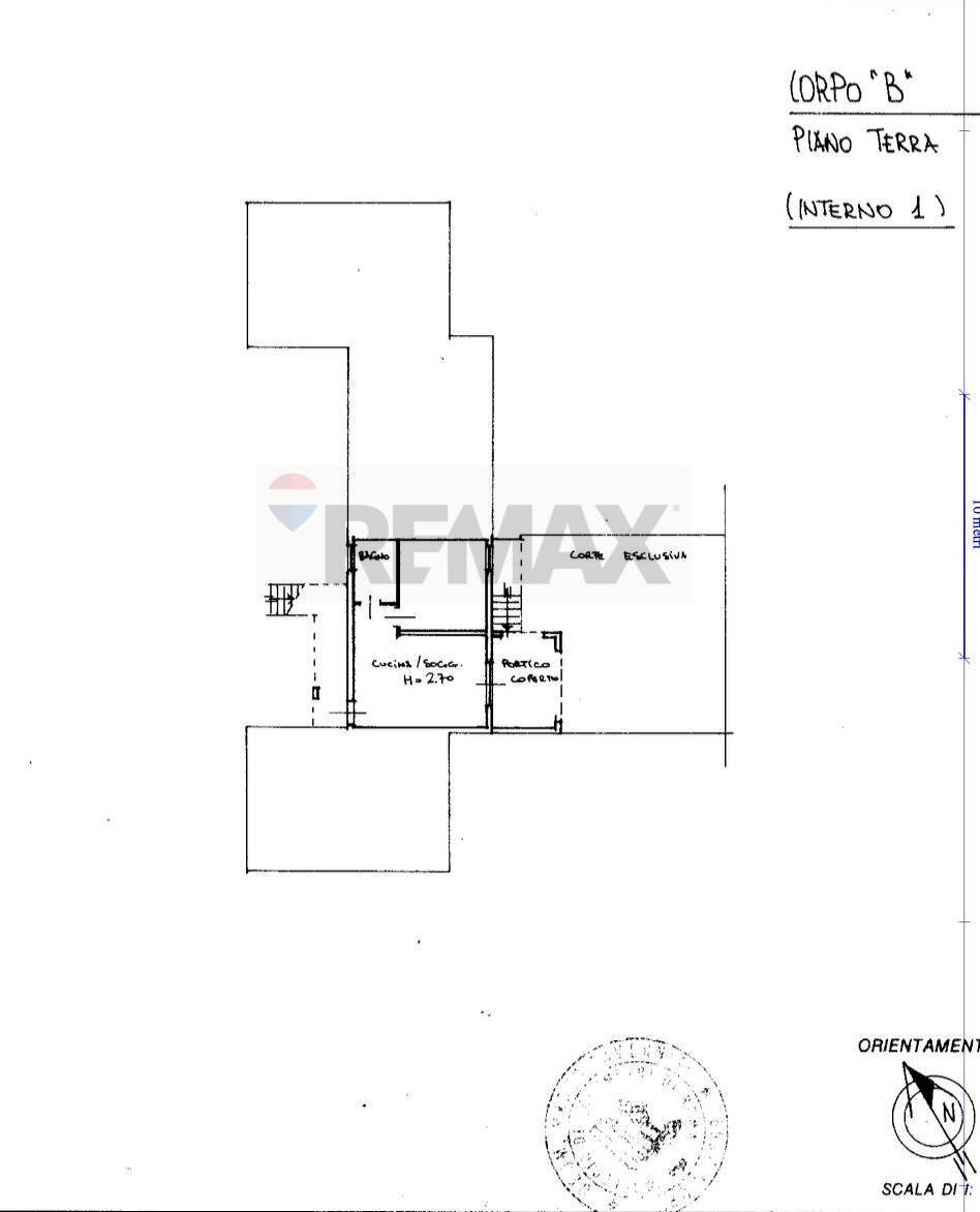 Pianta 2D - Bilocale La Ginestra, Rio nell'Elba, Rio - planimetria 1