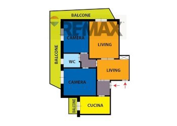 Pianta 2D - Four-room apartment Viale delle Mimose
 
10, Napoli - photo 33