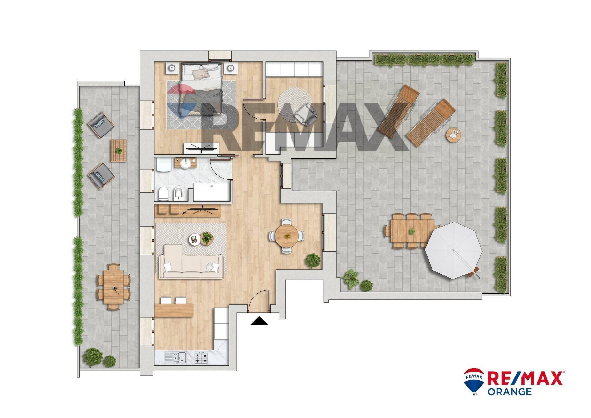 Pianta 2D - Bilocale via de coubertin
 
4, Cavenago di Brianza - planimetria 1