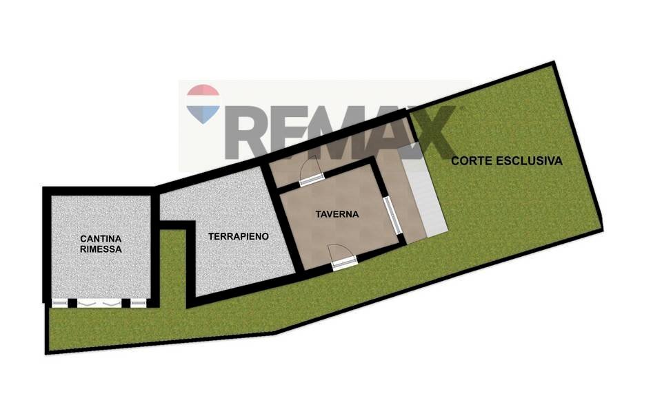 Pianta 2D - Casa indipendente Artogne - planimetria 1