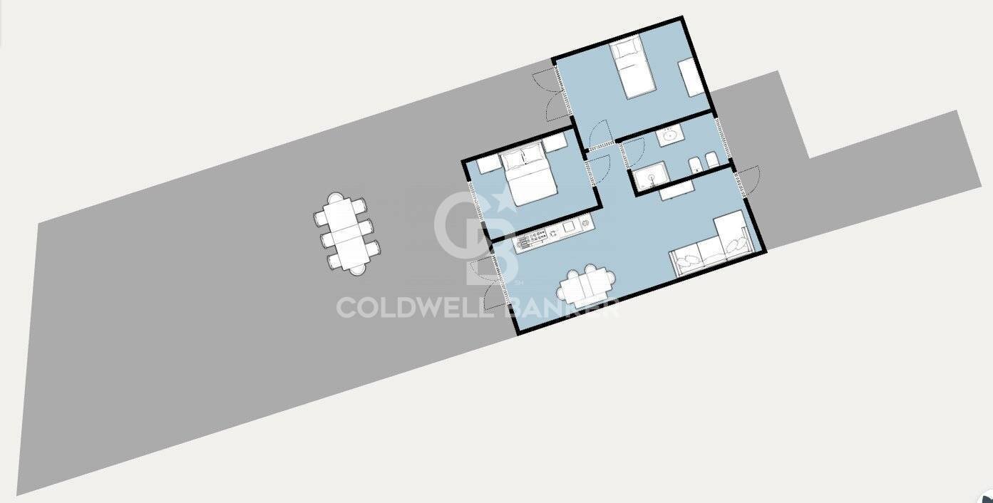 Foto 24 - Trilocale Via per Portoferraio, Campo nell'Elba - planimetria 1