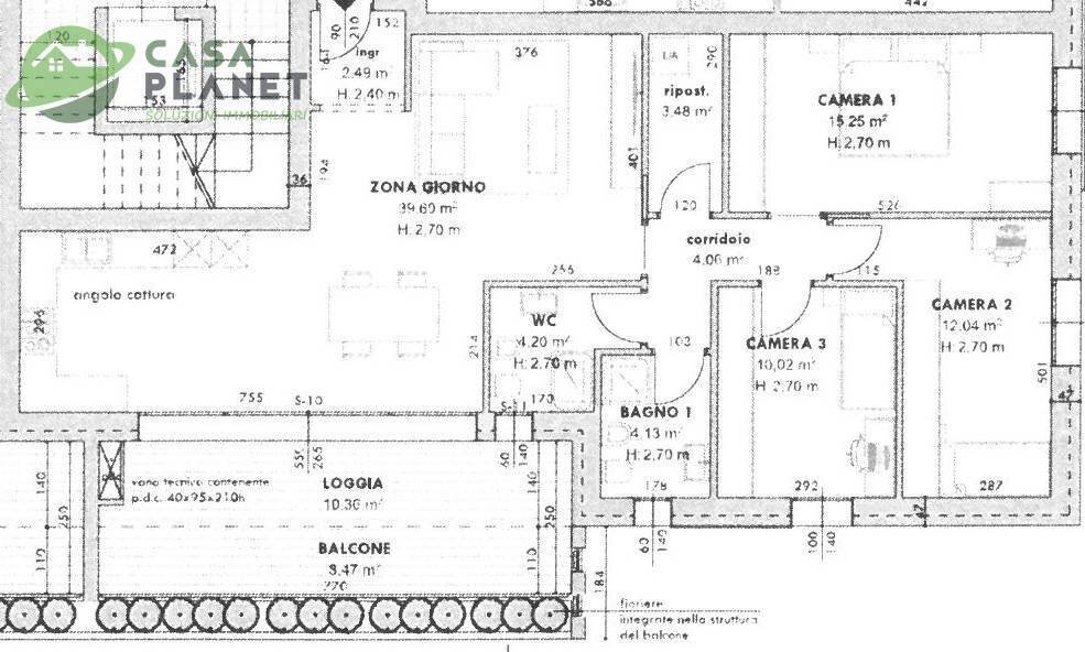 Foto 2 - Apartment Viale della Repubblica, Marcon - floor plans 1