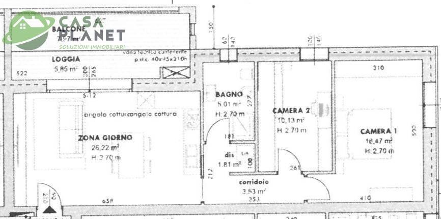 Foto 2 - Attic Viale della Repubblica, Marcon - floor plans 1