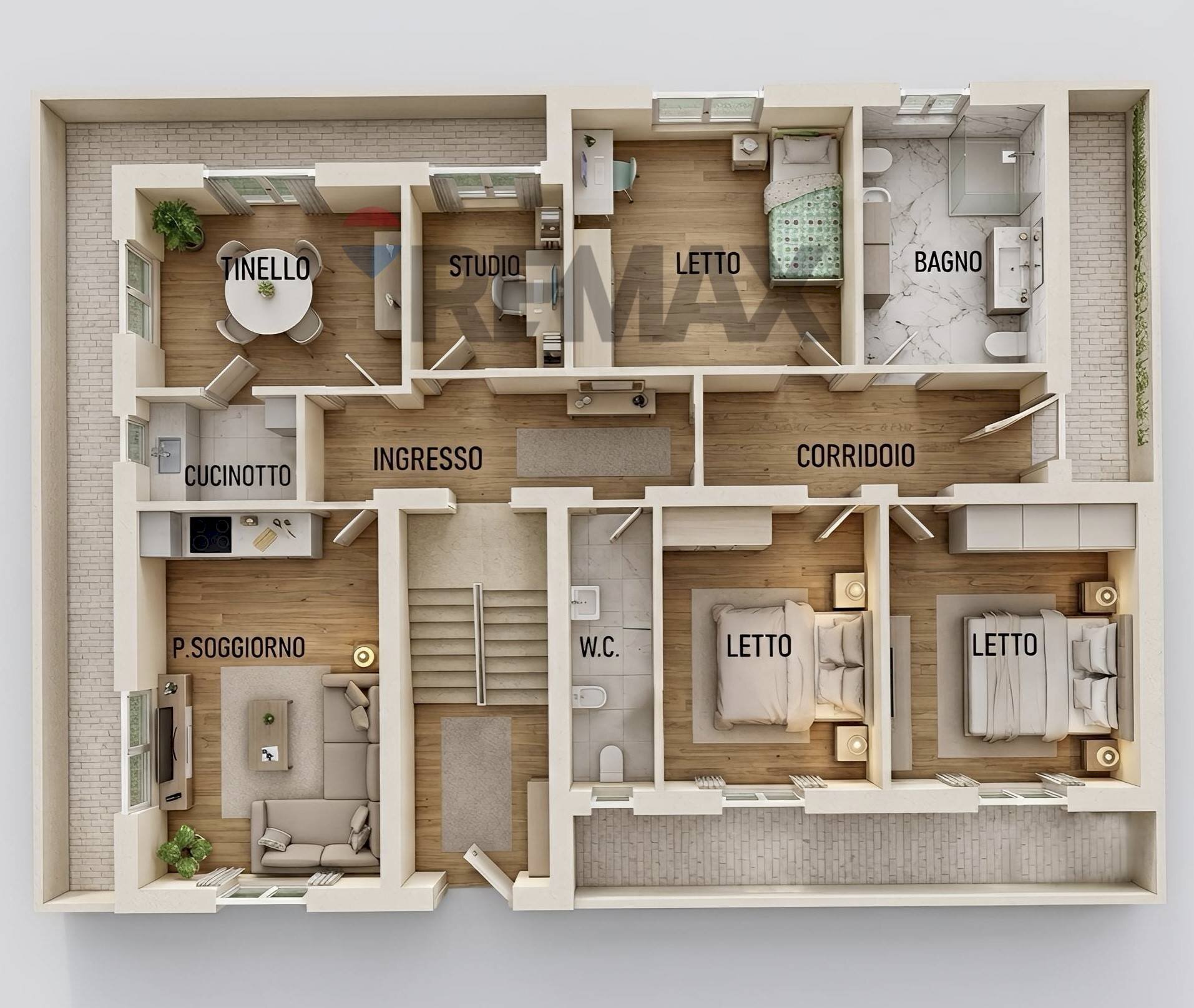 Pianta 3D - Villa Via Martiri di Via Fani
 
7, Montesilvano - planimetria 1