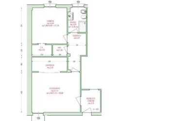 Planimetria - Two-room apartment via Gian Battista Cipani, Brescia - photo 33