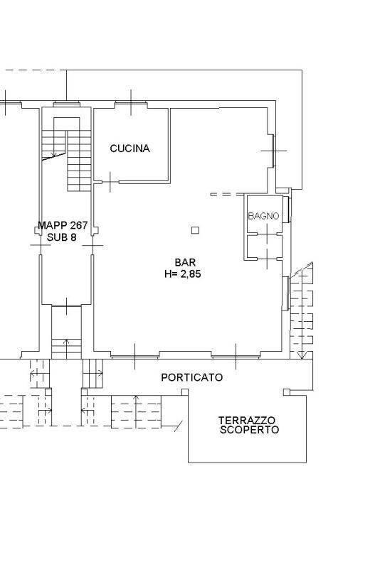 Negozio via San Michele, 7, Niella Tanaro - planimetria 1