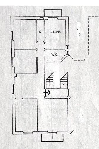 Quadrilocale via Aldo Acquarone, Genova (zona Castelletto) - planimetria 1
